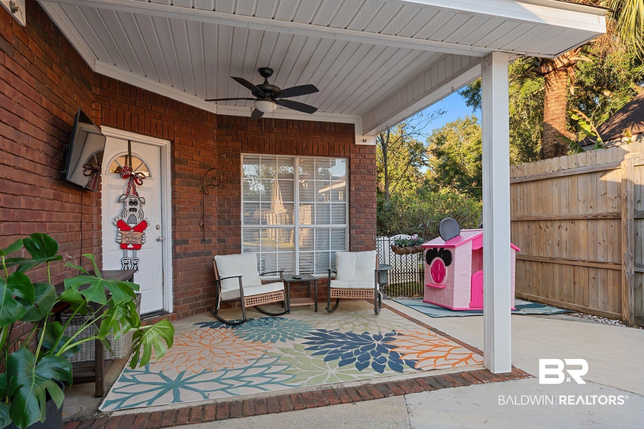 1825 Spring Hill Avenue Mobile, AL 36607 - Photo 33 of 43 View of patio with a ceiling fan