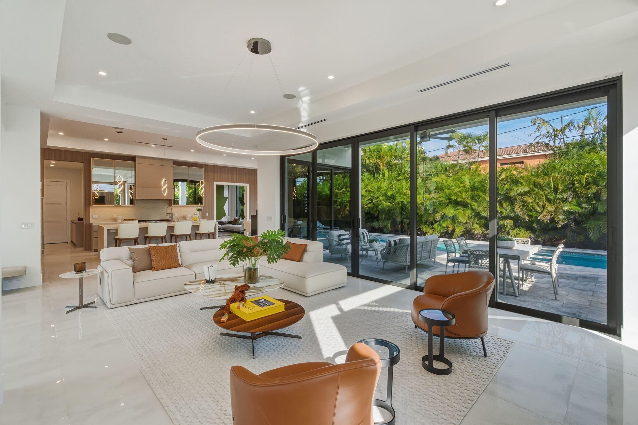 1050 Northeast 3rd Avenue Boca Raton, FL 33432 - Photo 31 of 63 a living room with furniture and a large window