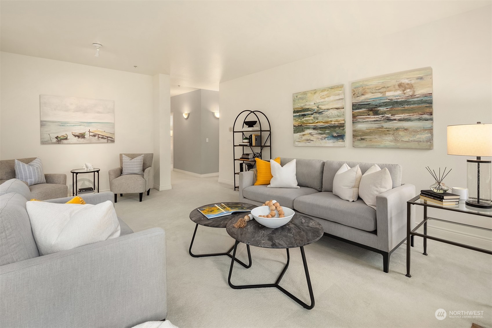 17432 Bothell Way Northeast, Unit B206 Bothell, WA 98011 - Photo 7 of 28 a living room with furniture and wooden floor