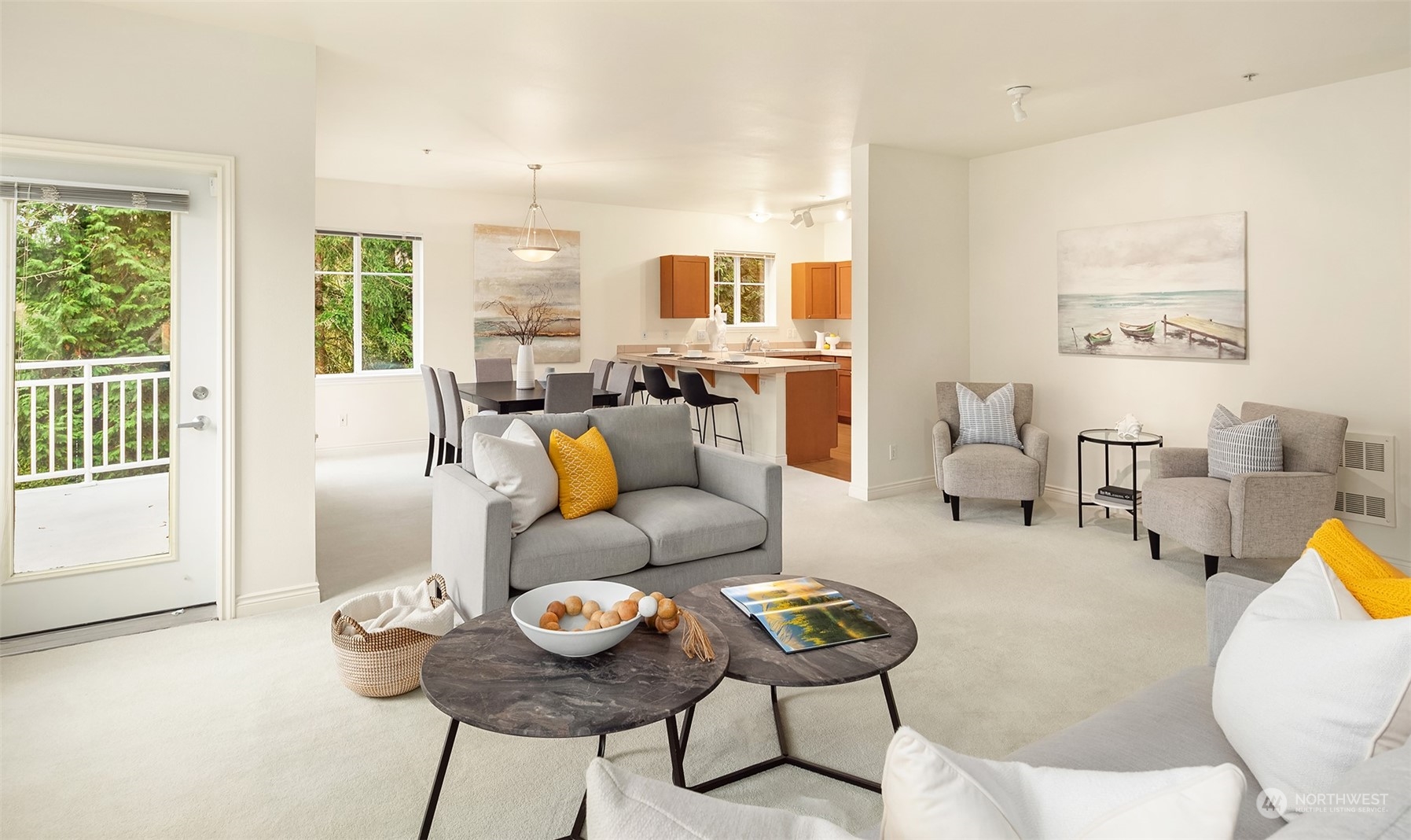 17432 Bothell Way Northeast, Unit B206 Bothell, WA 98011 - Photo 8 of 28 a living room with furniture and a large window