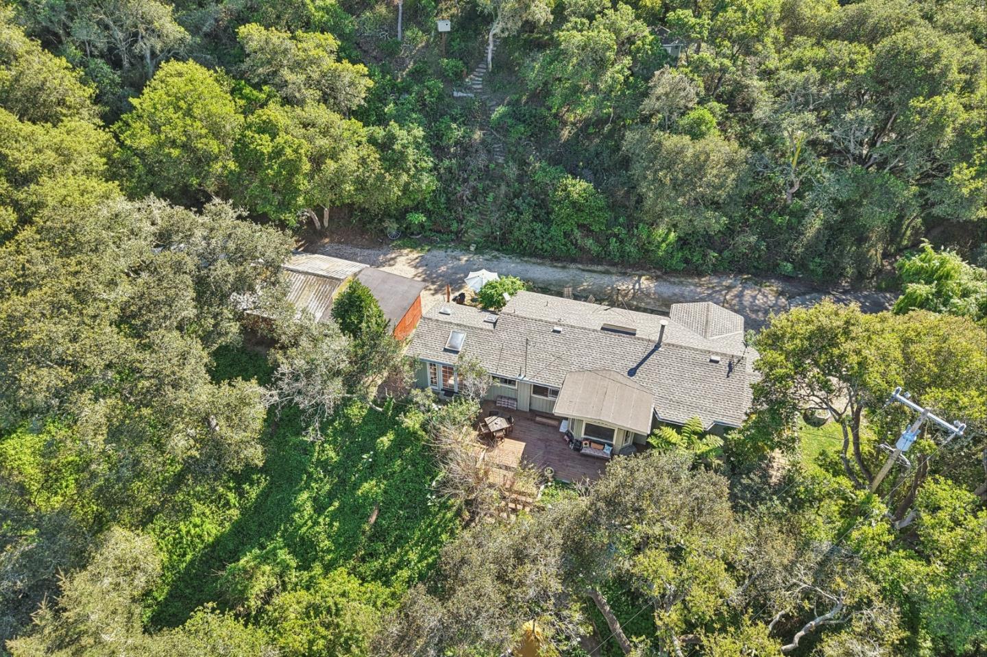 122 Strawberry Road Watsonville, CA 95076 - Photo 45 of 57 an aerial view of residential house with outdoor space