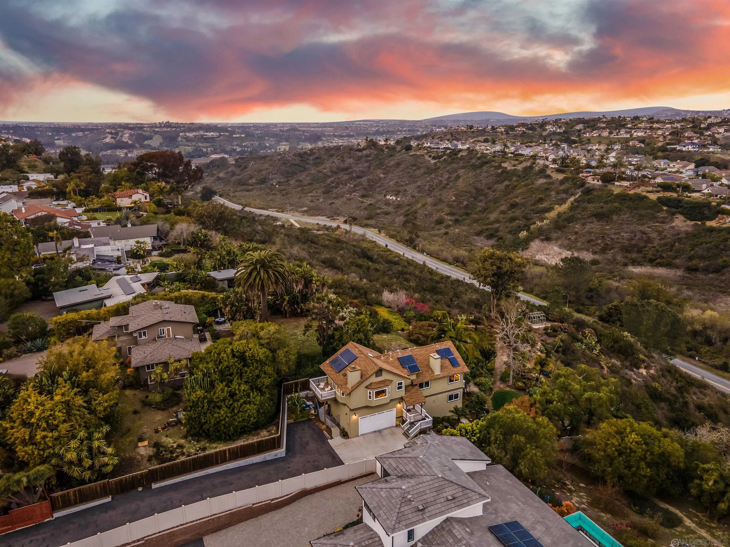 1449 Rainbow Ridge Lane Encinitas, CA 92024 - Photo 55 of 58 a view of city from balcony