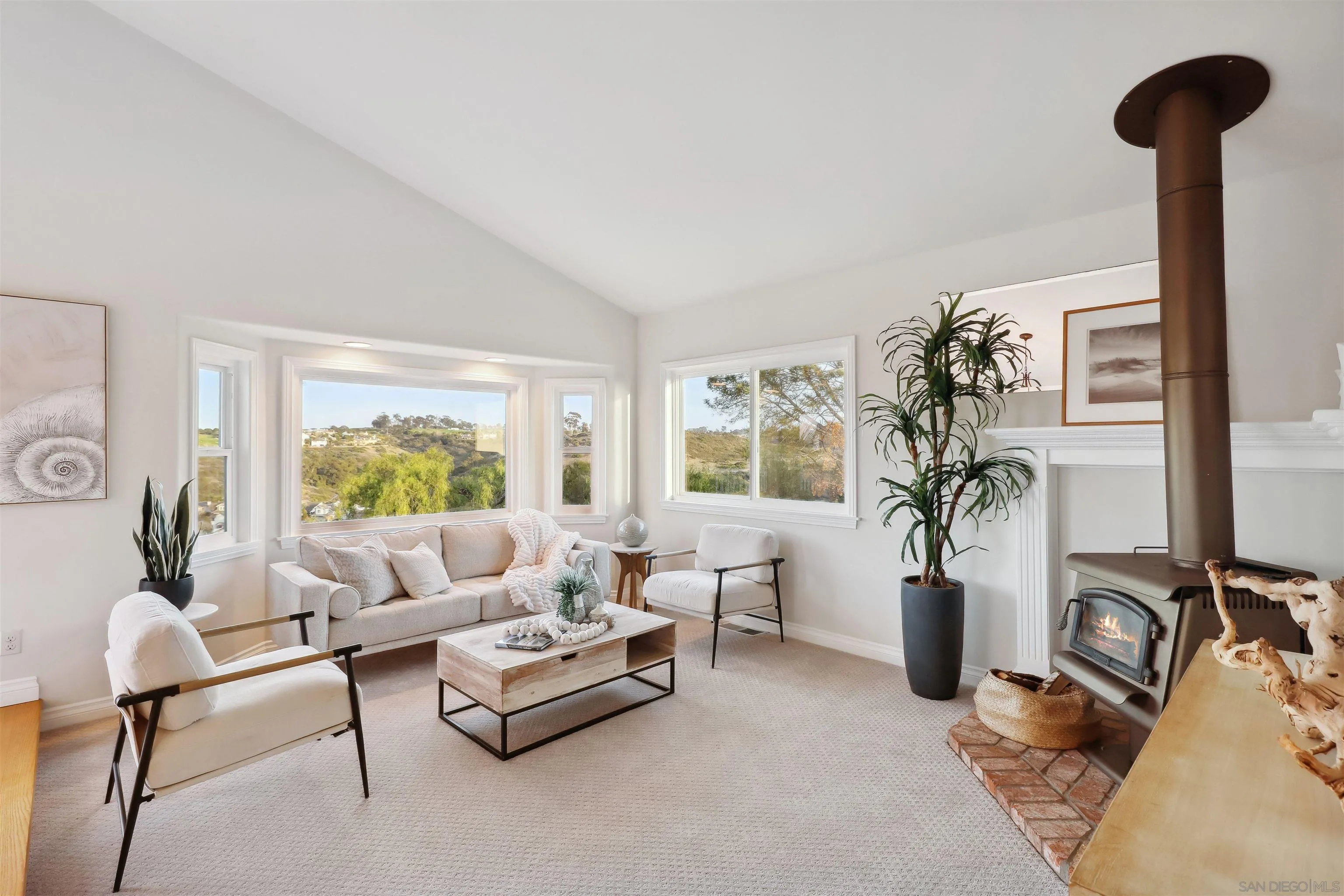 1449 Rainbow Ridge Lane Encinitas, CA 92024 - Photo 9 of 58 a living room with furniture and a potted plant