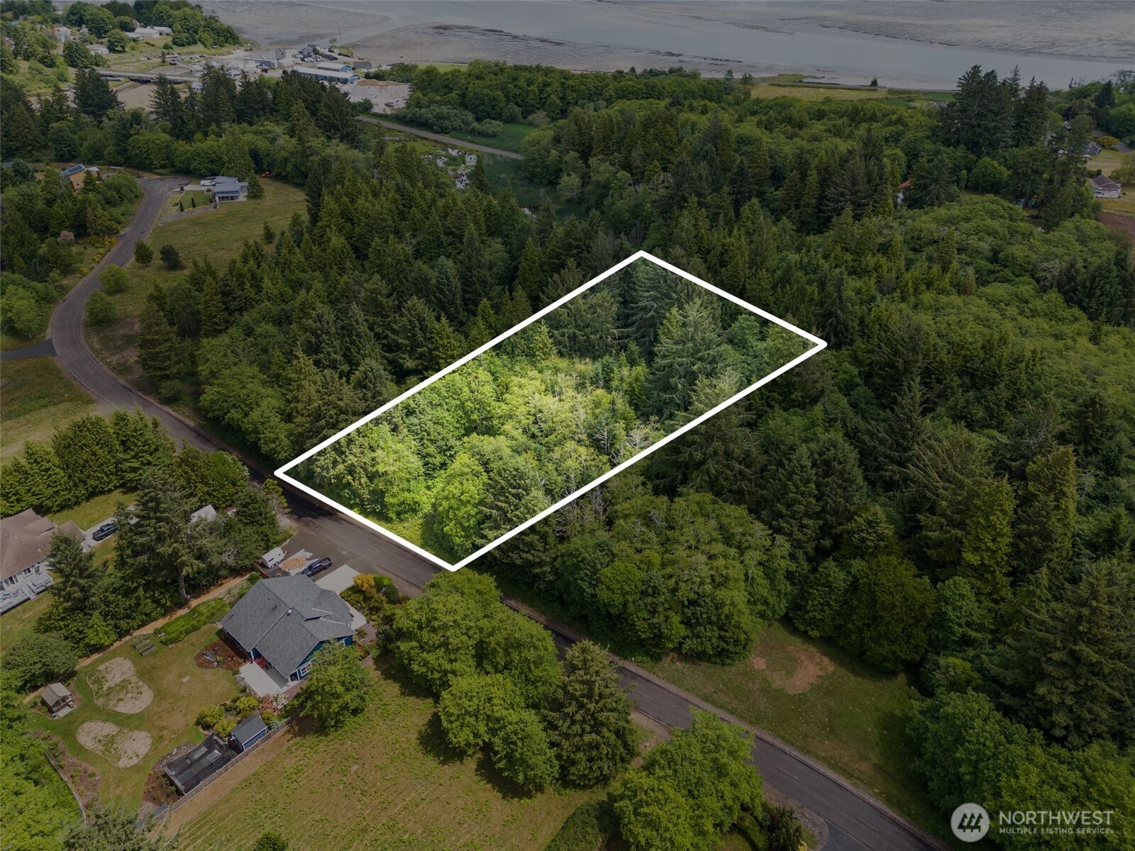 56 Ranta Road South Bend, WA 98586 - Photo 9 of 20 an aerial view of house with yard