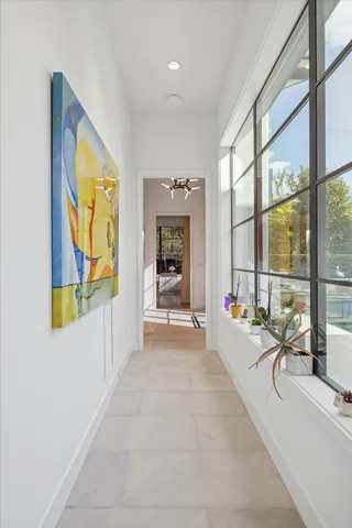 a very nice looking room with a large window