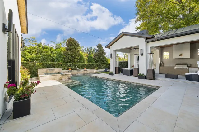 a view of a house with sitting area