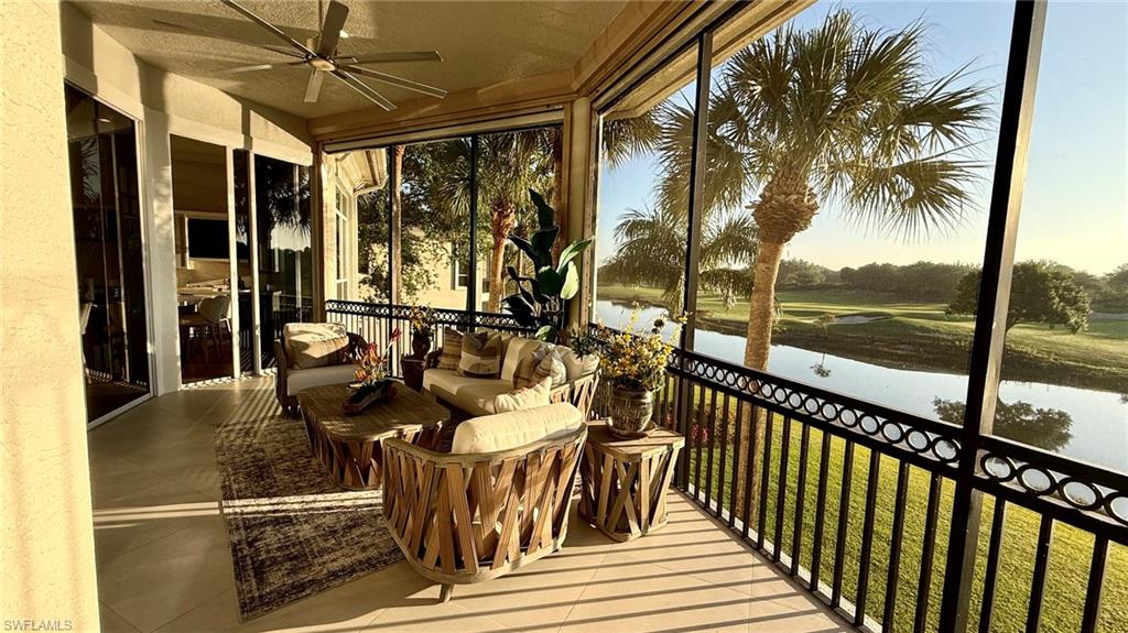 15536 Monterosso Lane, Unit 201 Naples, FL 34110 - Photo 20 of 29 a view of a balcony with chairs