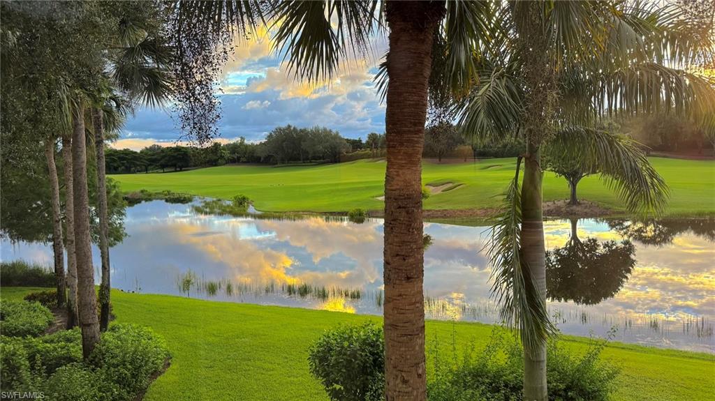 15536 Monterosso Lane, Unit 201 Naples, FL 34110 - Photo 29 of 29 a view of a lake from a yard