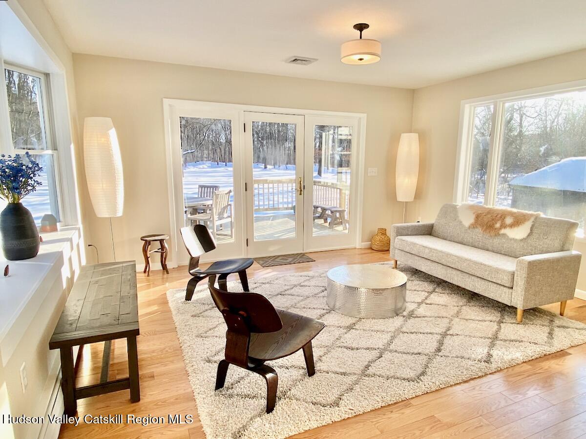132 Weeds Mill Road Highland, NY 12528 - Photo 3 of 37 a living room with furniture and a large window