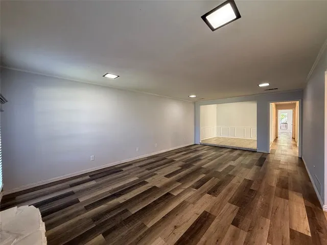 a view of an empty room