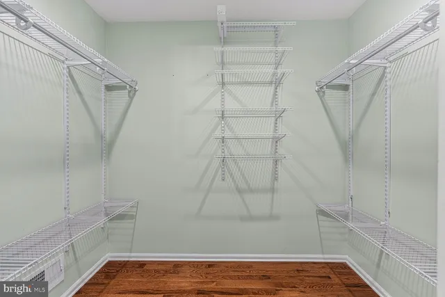 a view of walk in closet