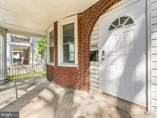 a view of front door