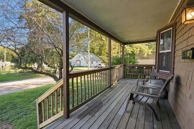 a view of a two chair in the balcony