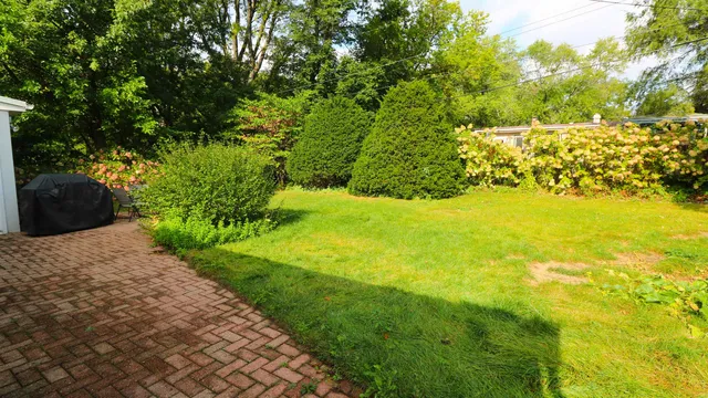 a view of a house with patio