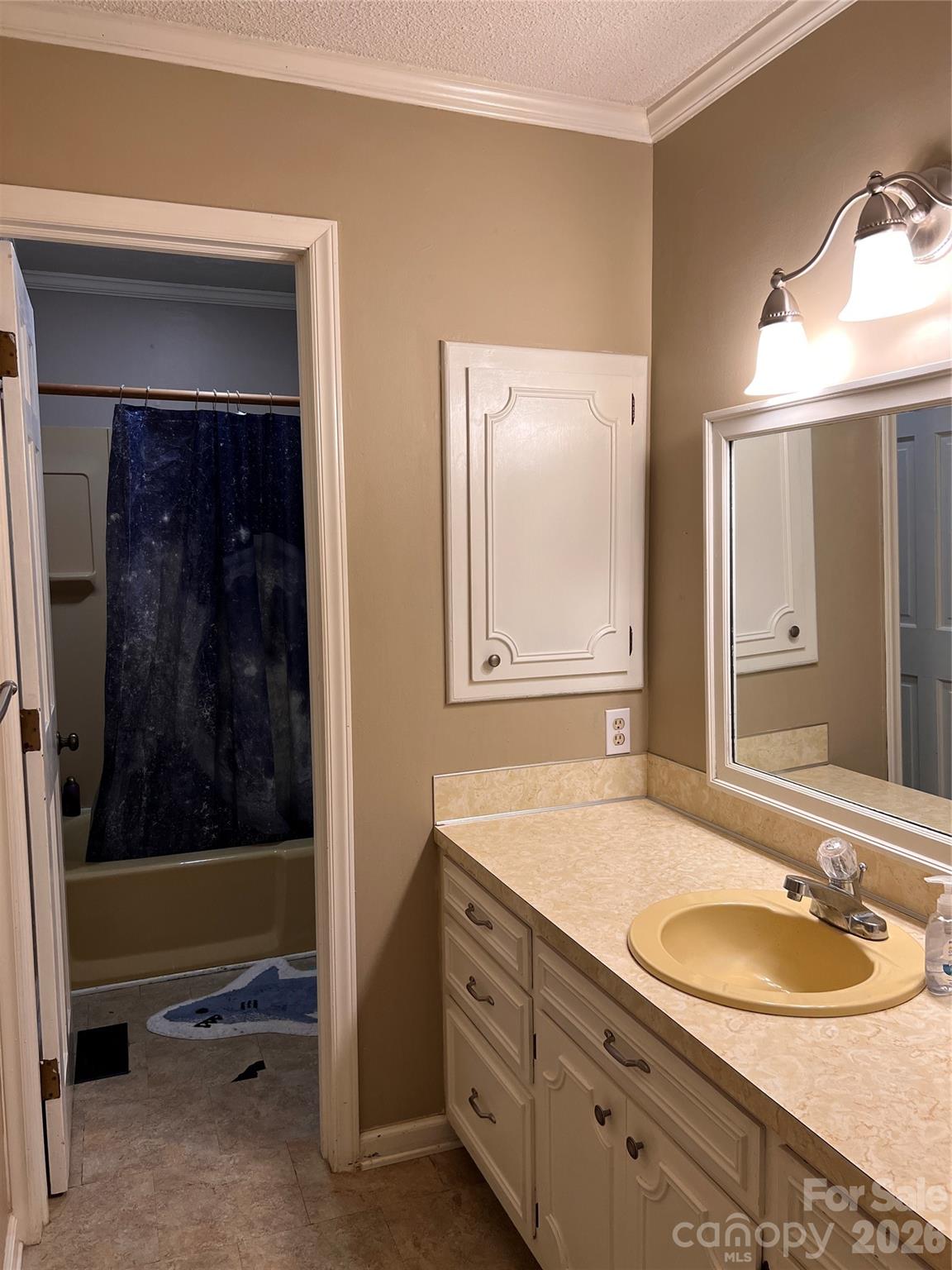 1426 Alf Hoover Road Vale, NC 28168 - Photo 18 of 35 a bathroom with a sink and a mirror