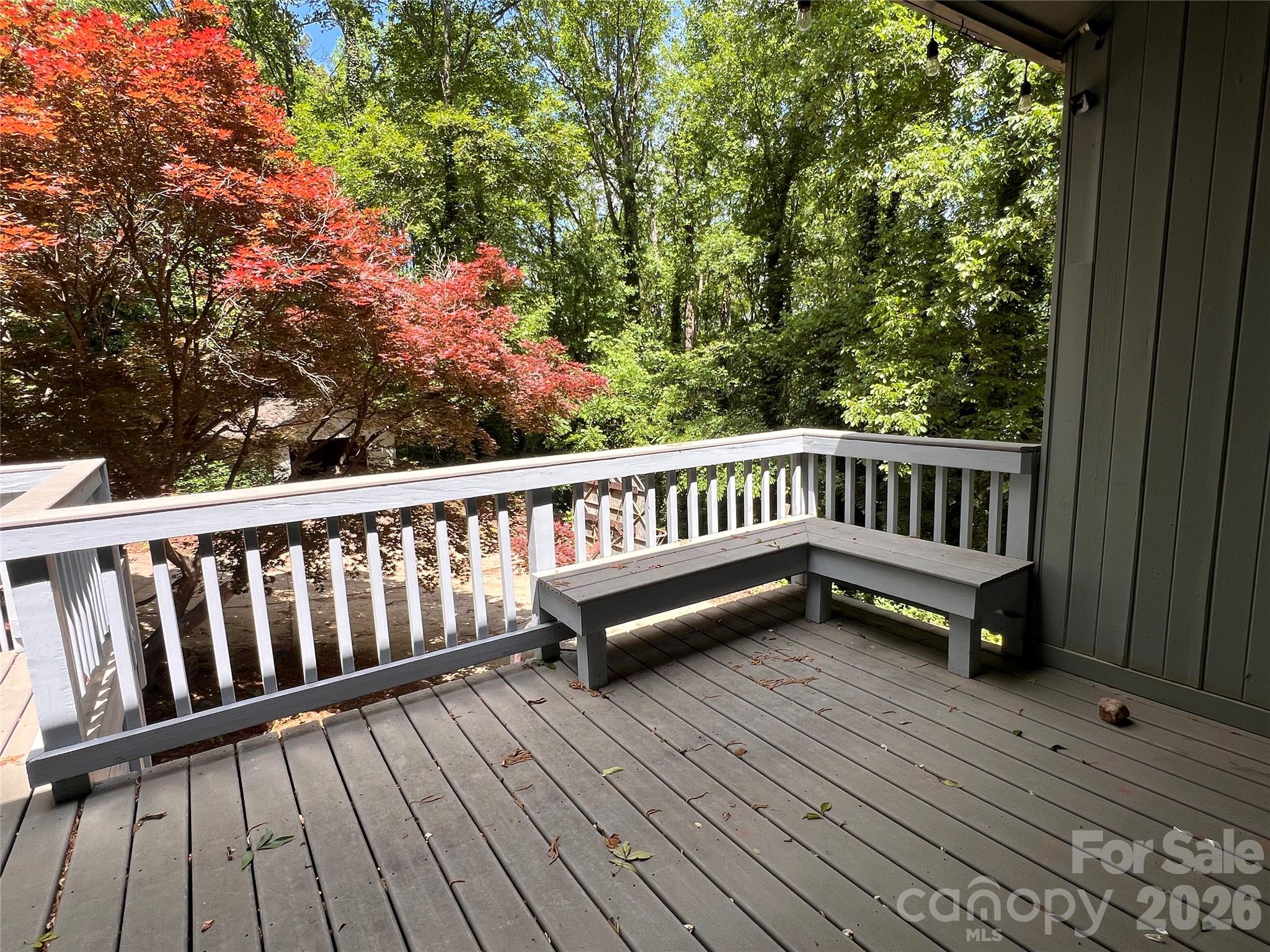 1426 Alf Hoover Road Vale, NC 28168 - Photo 31 of 35 a view of a wooden deck with a yard