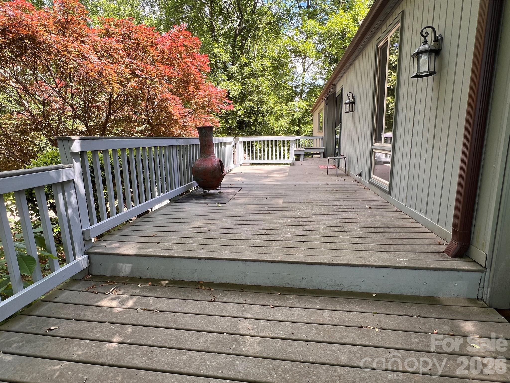 1426 Alf Hoover Road Vale, NC 28168 - Photo 33 of 35 a view of backyard with deck