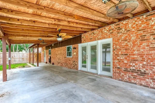 a view of porch with a outdoor space
