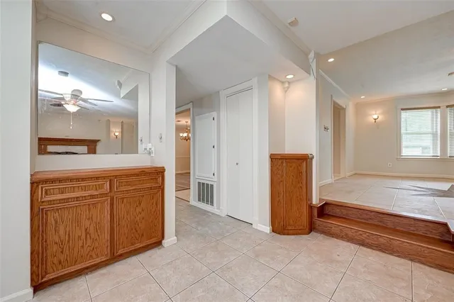 a view of a kitchen with a sink