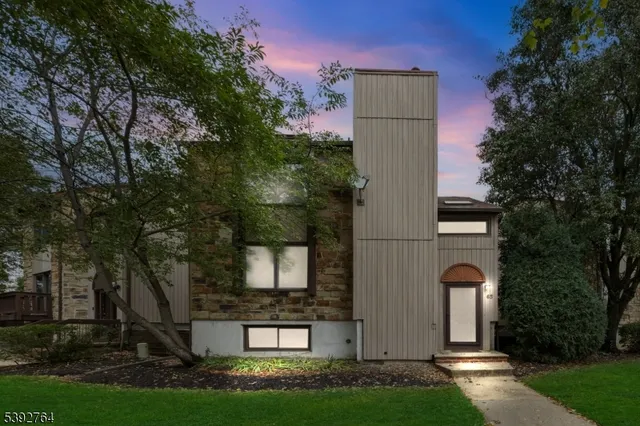 a view of an outdoor space and tennis court