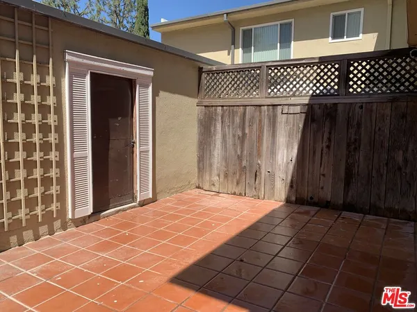 a backyard of a house
