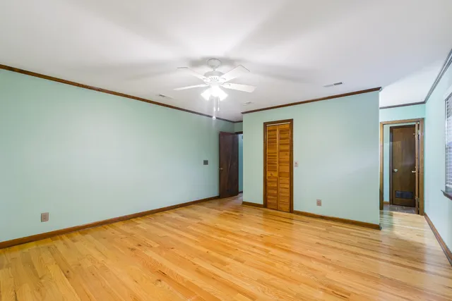 wooden floor in an empty room