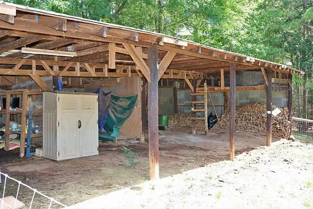 a view of outdoor space with trees