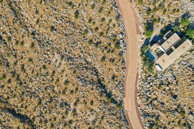 a view of outdoor space with ocean view