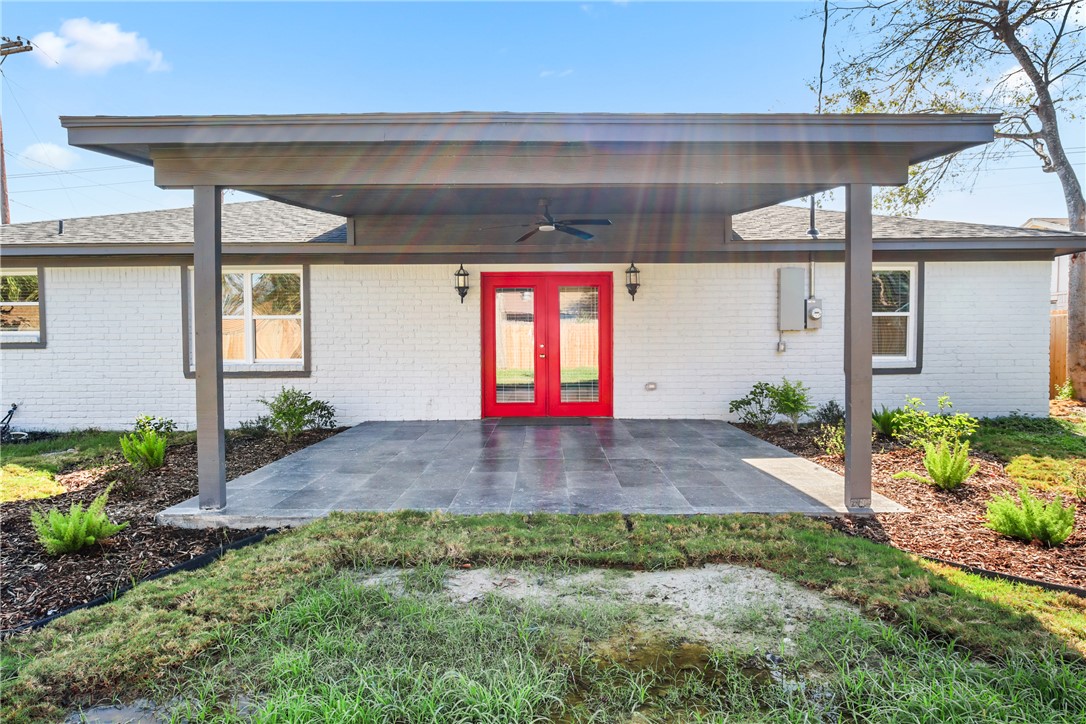 3004 Woodville Road Bryan, TX 77803 - Photo 21 of 26 a view of entryway with a yard