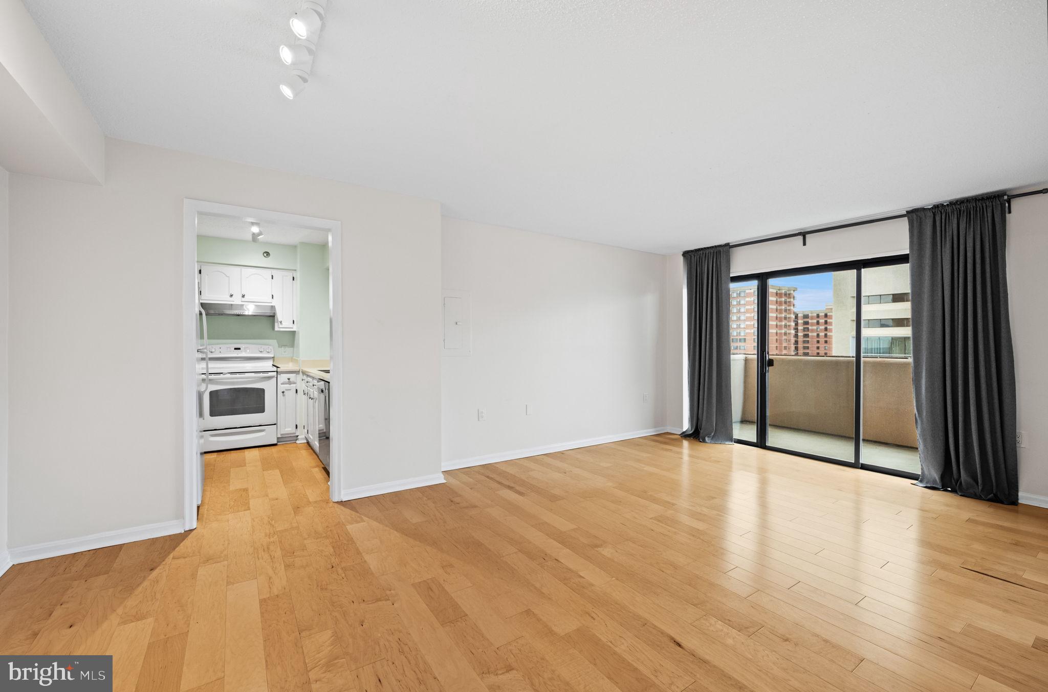 Living Room with Private Balcony