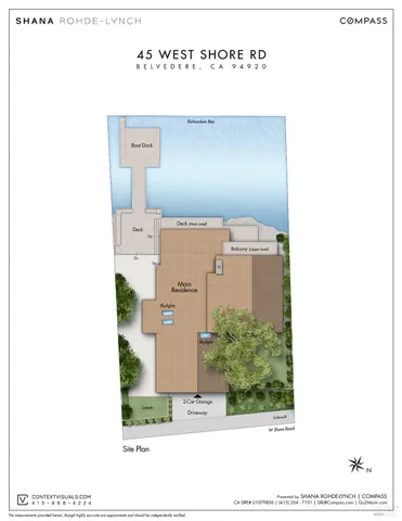 $7,377,000 | 45 West Shore Road, Belvedere, CA 94920