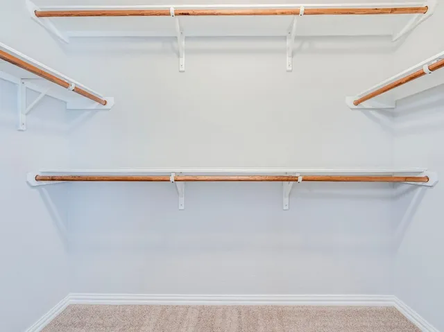 a close up view of racks