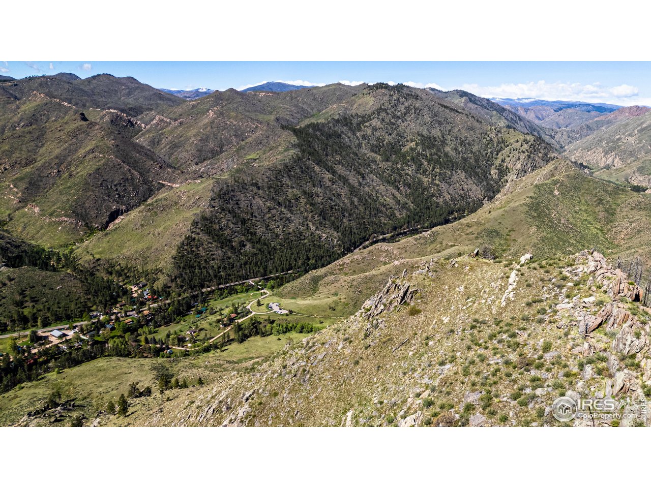 0 Wild River Road Bellvue, CO 80512 - Photo 11 of 14 a black and white photo of a mountain