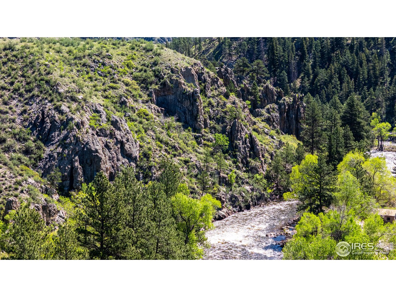 0 Wild River Road Bellvue, CO 80512 - Photo 7 of 14 a black and white photo of a house