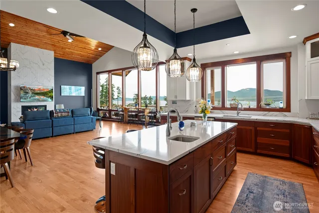 a view of sitting area in front of house