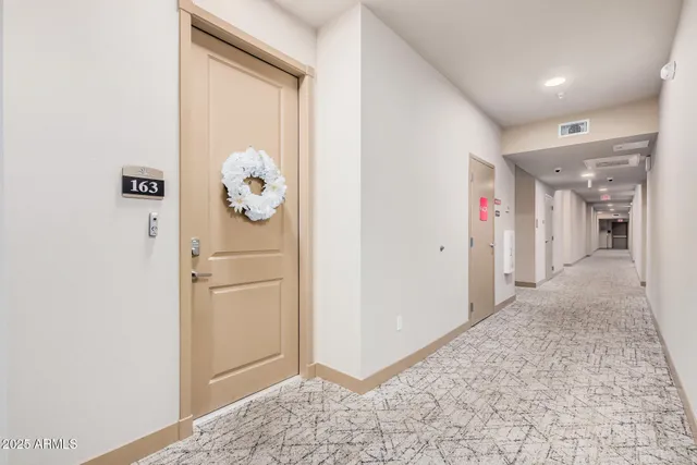 a view of livingroom with wooden floor