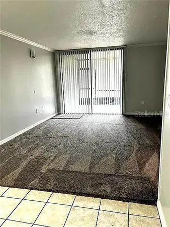 a view of a livingroom with a porch