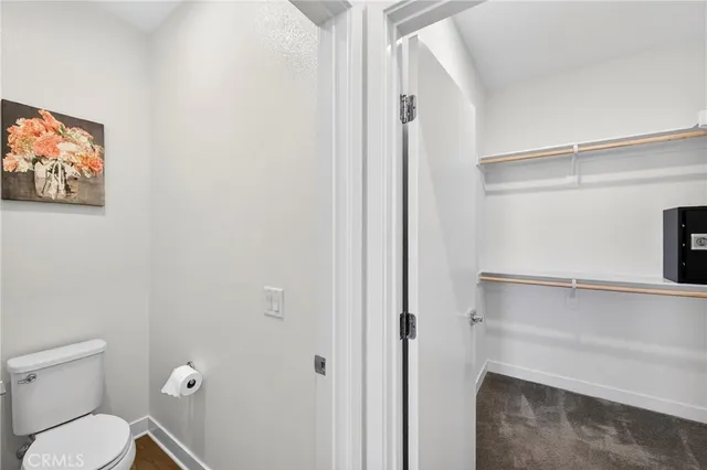 a bathroom with a toilet