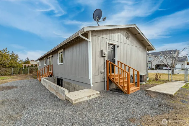 a view of outdoor space and deck