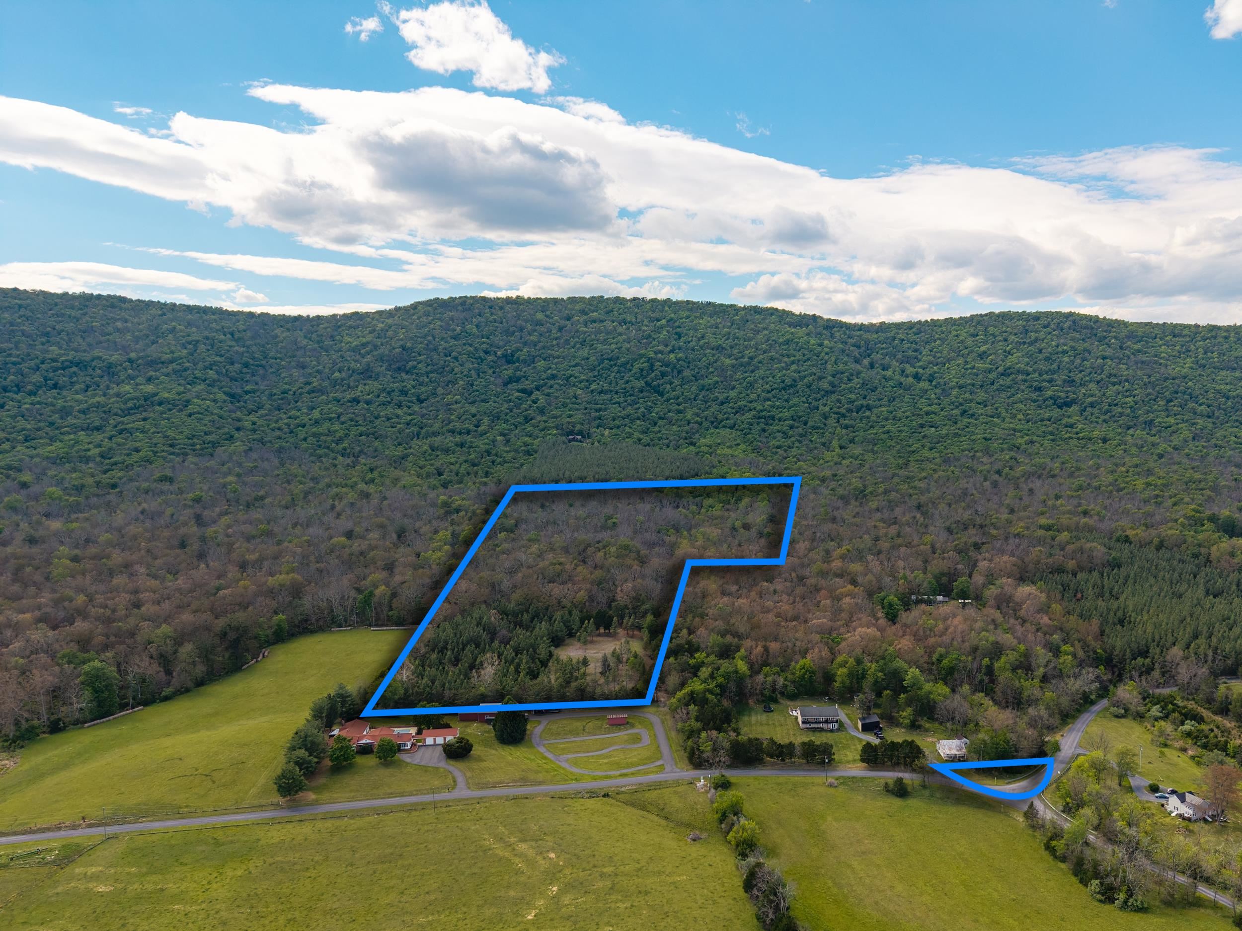 0 Boliver Road Fort Valley, VA 22652 - Photo 2 of 55 a view of a tennis ground with a park