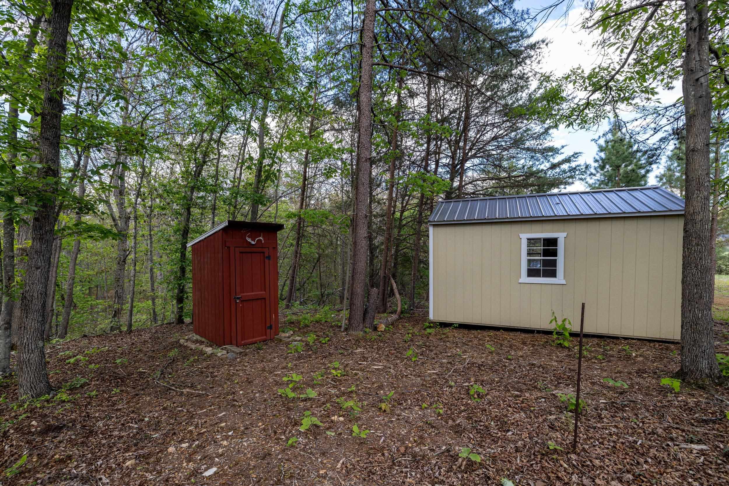 0 Boliver Road Fort Valley, VA 22652 - Photo 50 of 55 a view of backyard with large trees and wooden fence