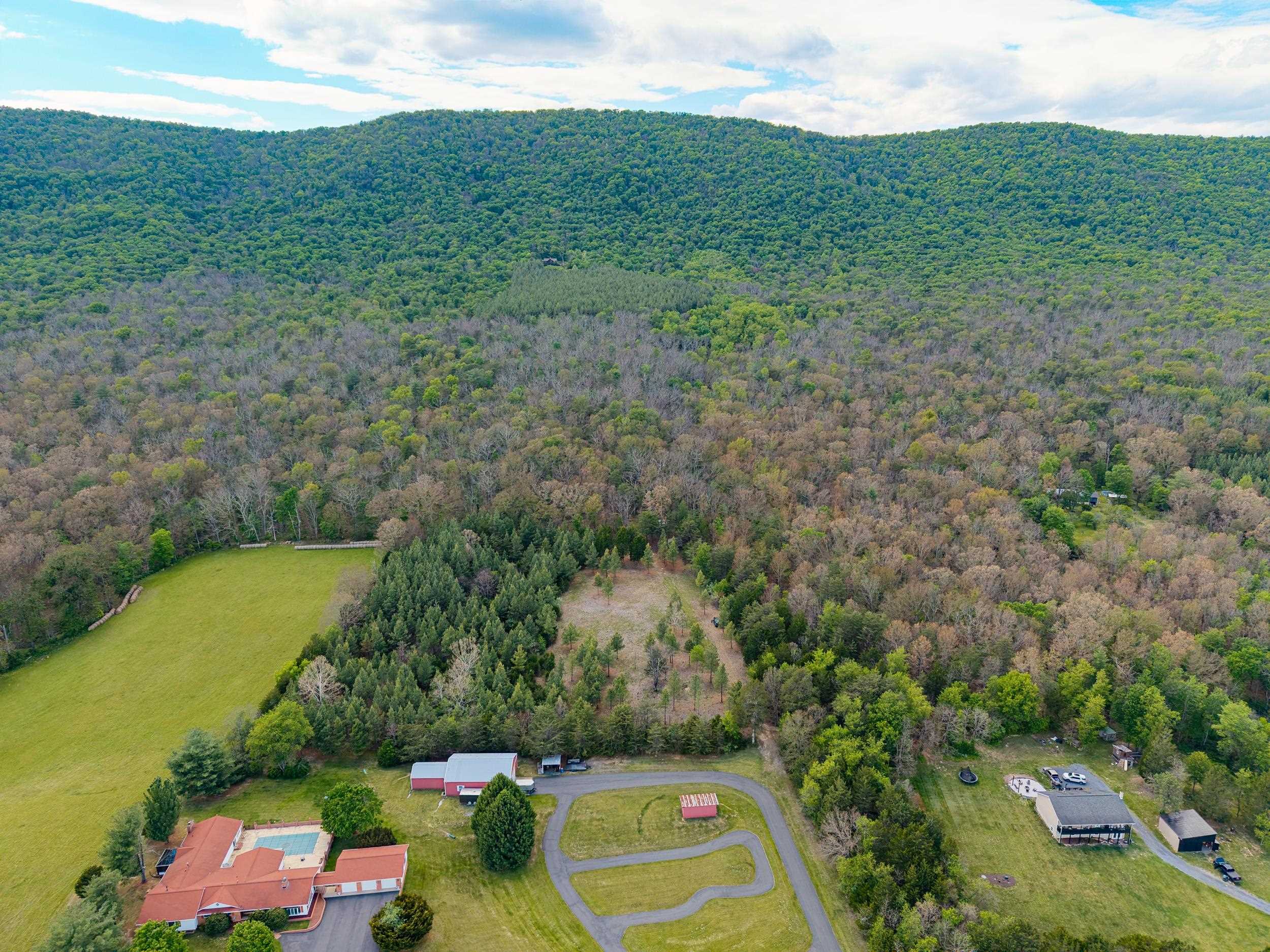 0 Boliver Road Fort Valley, VA 22652 - Photo 6 of 55 an aerial view of a house with a yard