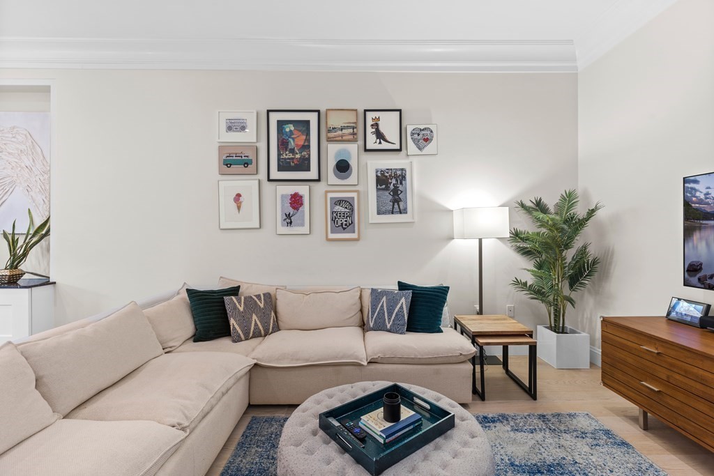 192 West Springfield Street, Unit 1 Boston, MA 02118 - Photo 4 of 26 a living room with furniture and wooden floor