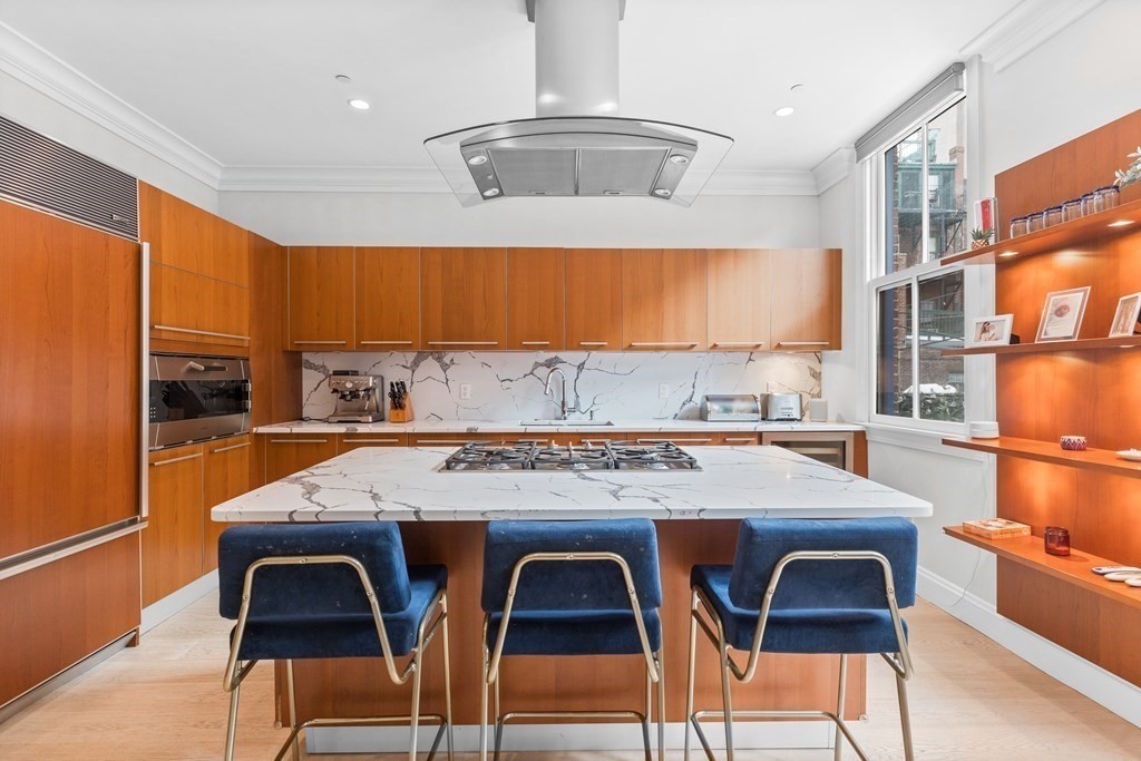 192 West Springfield Street, Unit 1 Boston, MA 02118 - Photo 9 of 26 a kitchen with stainless steel appliances a sink and cabinets