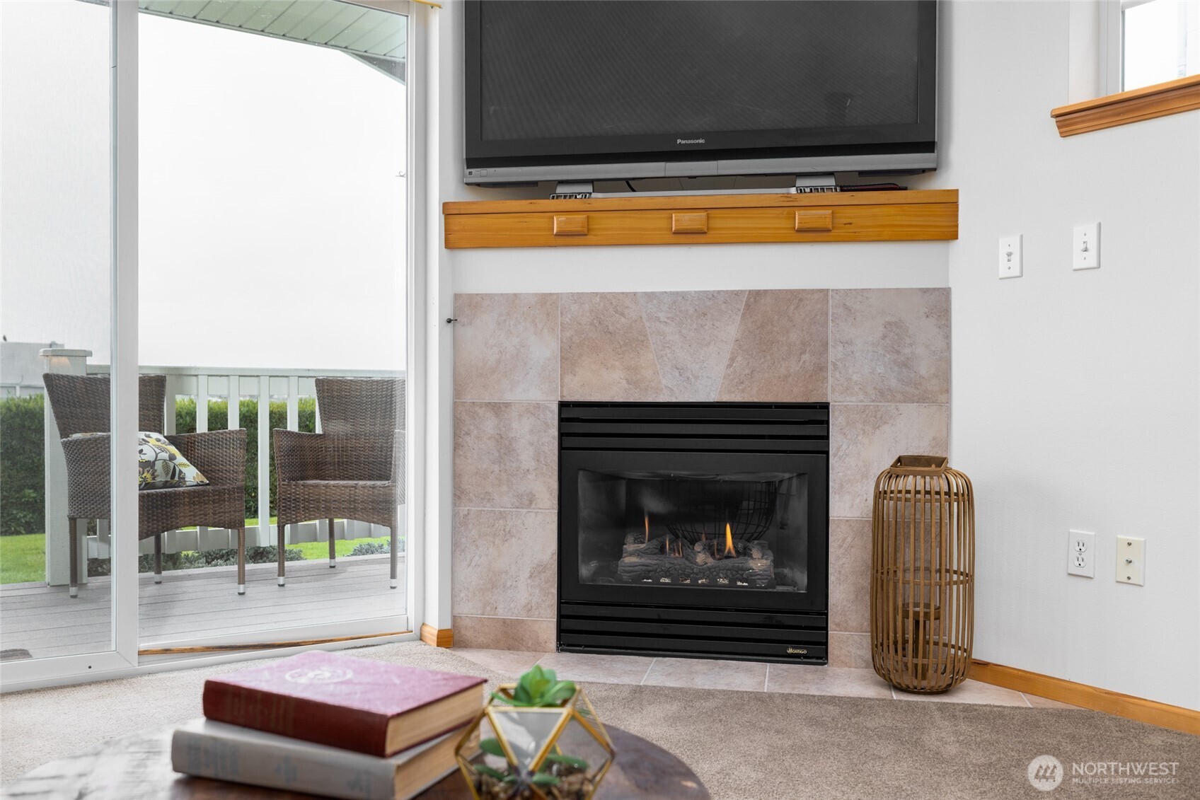 1182 Decatur Circle, Unit 7A Burlington, WA 98233 - Photo 18 of 36 a living room with furniture and a fireplace