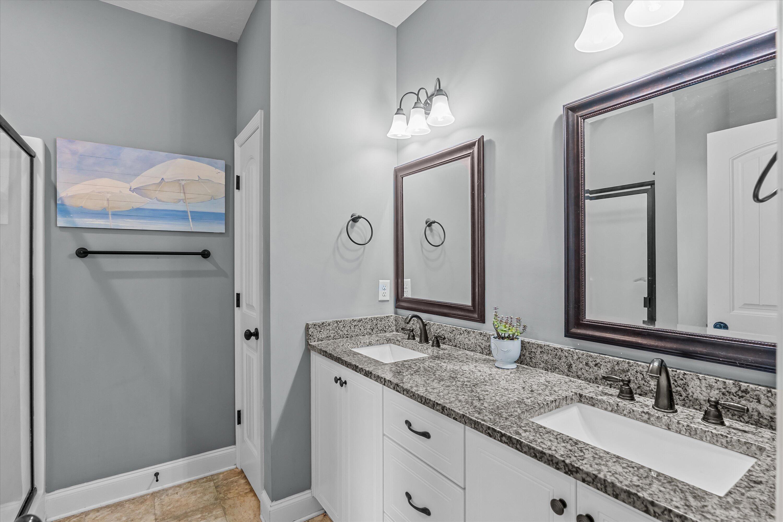 125 Macedonia Road North Augusta, SC 29860 - Photo 14 of 41 Ensuite with luxury height counters, double sink, and granite.