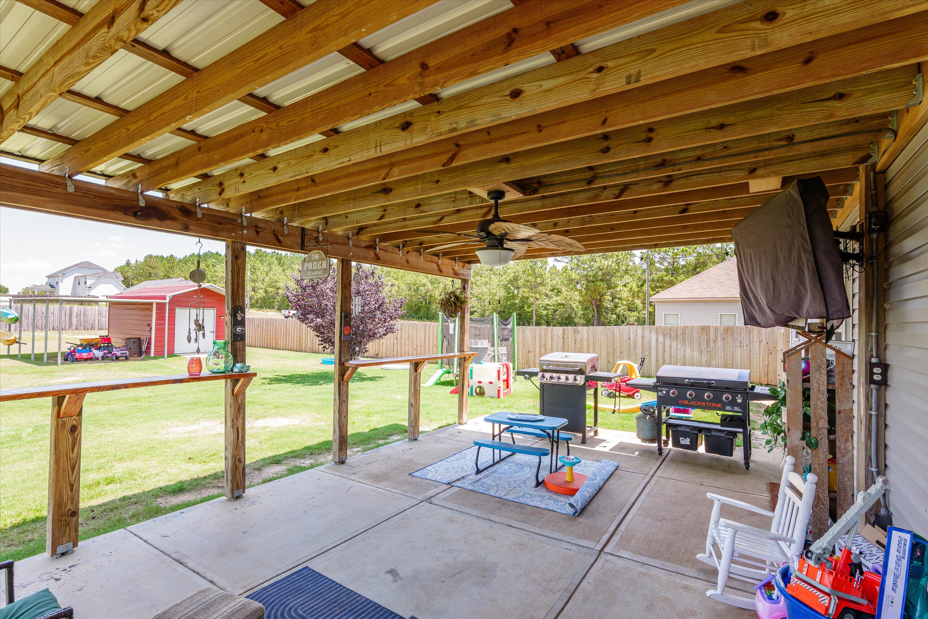 125 Macedonia Road North Augusta, SC 29860 - Photo 24 of 41 Covered Patio