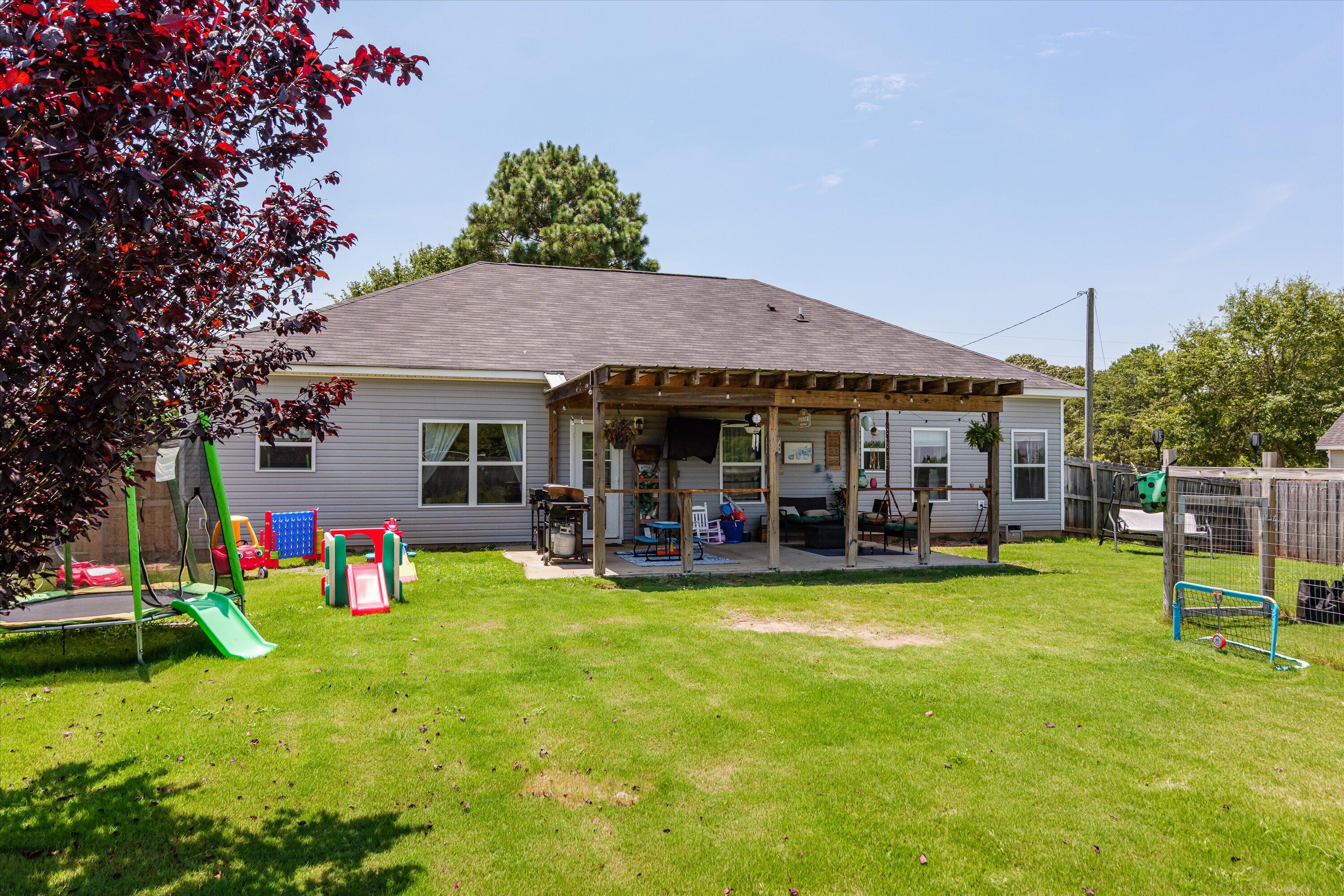 125 Macedonia Road North Augusta, SC 29860 - Photo 29 of 41 Over half an acre of space! Yard is privacy fenced with additional fenced area for the above ground pool. Yard provides AMPLE space for your backyard dreams.