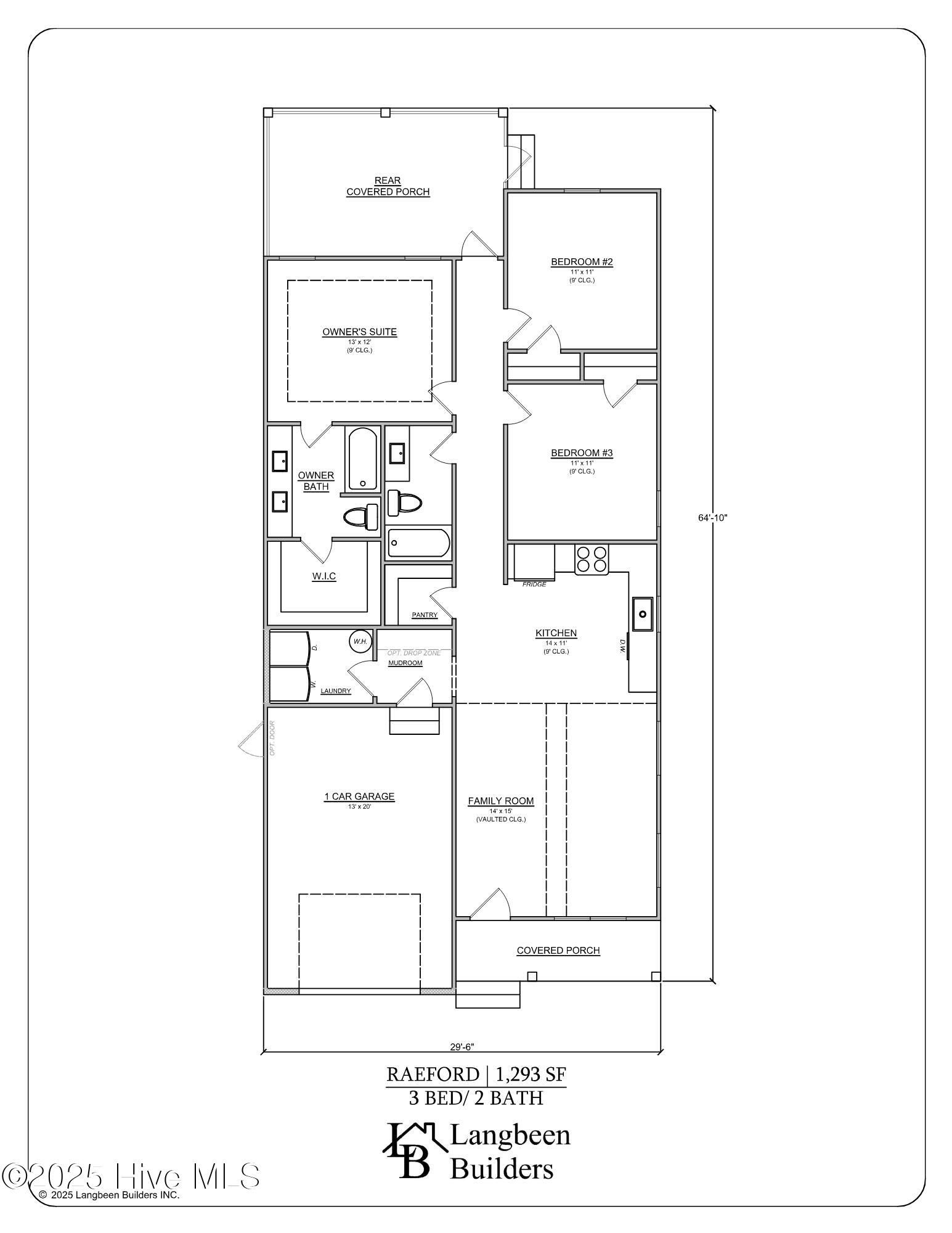 253 Sycamore Road Southport, NC 28461 - Photo 62 of 62 Floor Plan