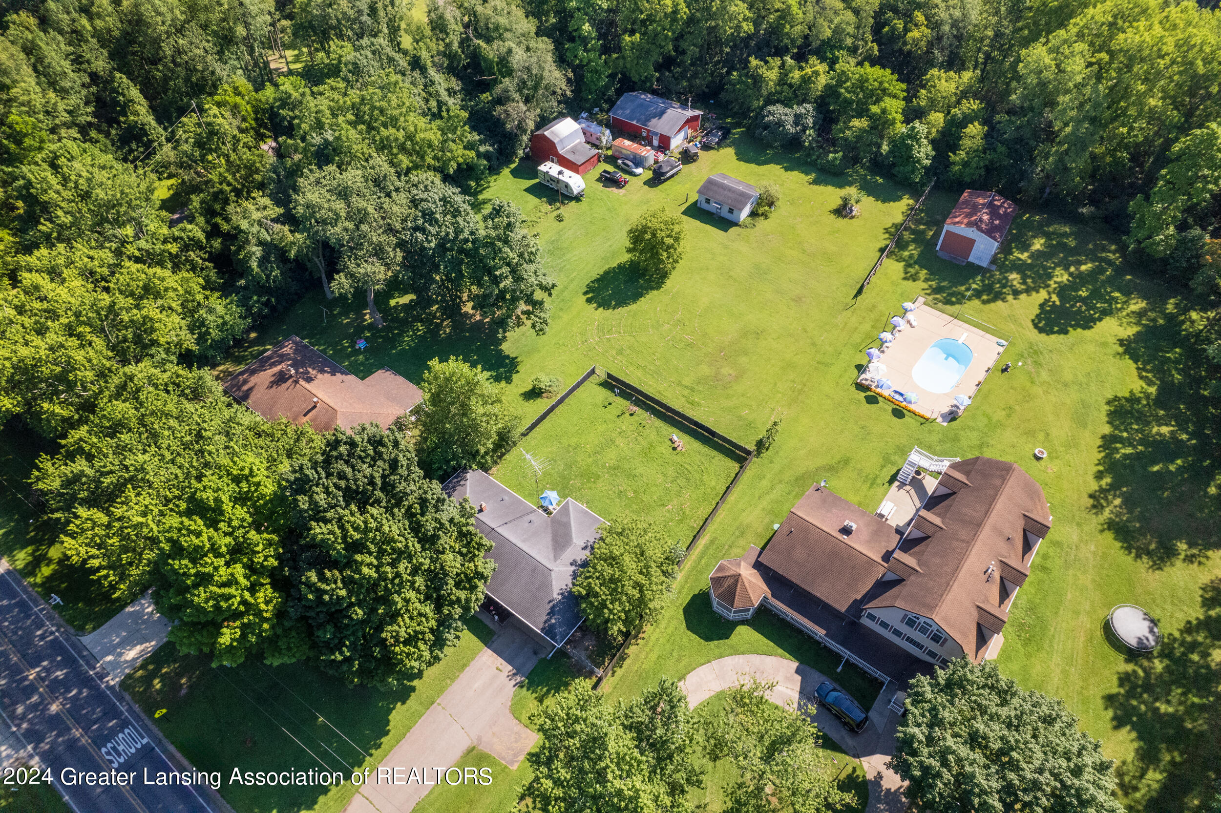 1533 South Dearing Road Parma, MI 49269 - Photo 3 of 30 Aerial